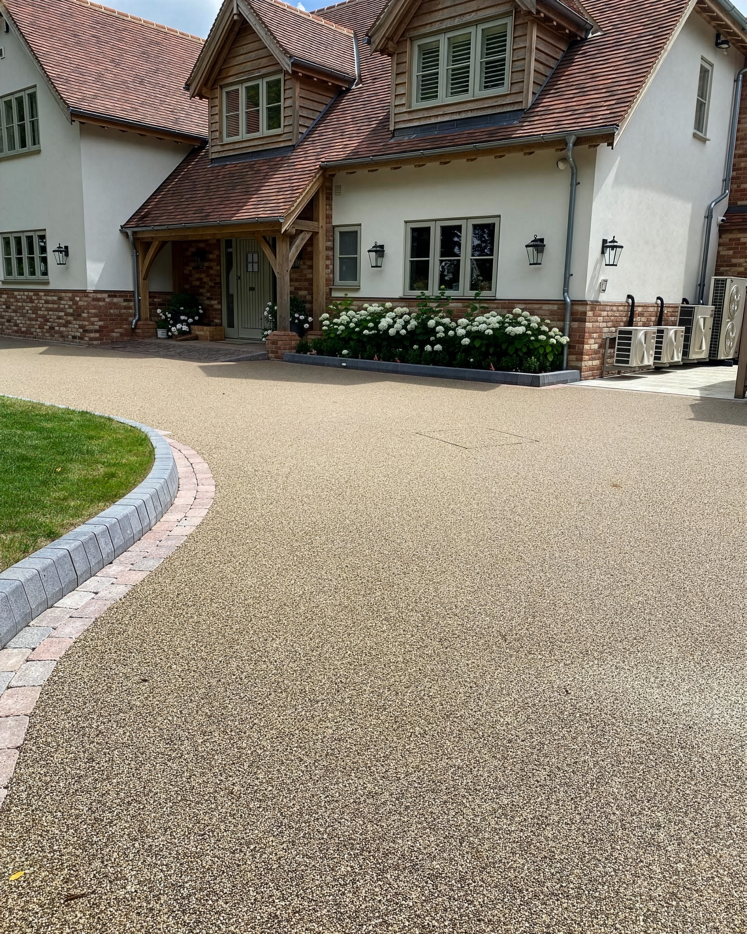 Professional resin driveway installation by Andy Harragan and Sons, Chelmsford Essex